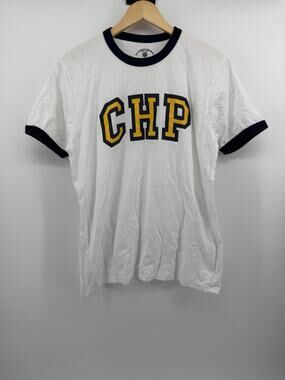 California Highway Patrol CHP Training Gear Berry Ringer T-Shirt Adult Large
